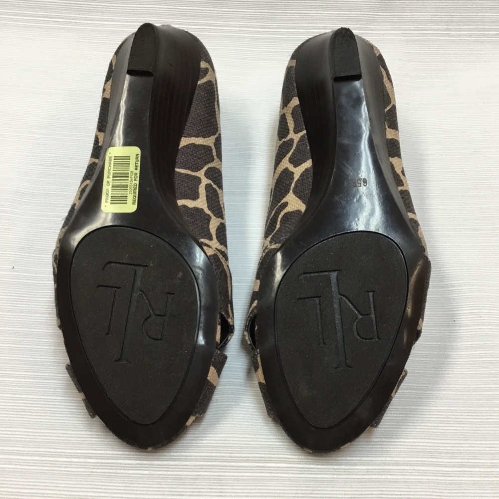 Comfortable Low Heel Wedges.  Ralph Lauren - Picture 7 of 7